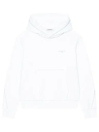 Givenchy Men's Couture Seam Hoodie in Fleece - White - Size XXL | Thumbnail 1
