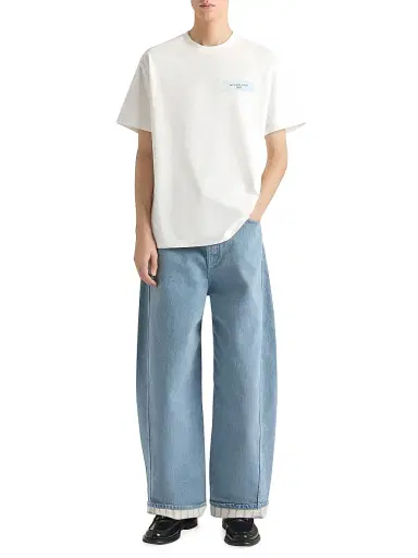 Givenchy Men's T-Shirt in Cotton with Paint Print | Thumbnail 2