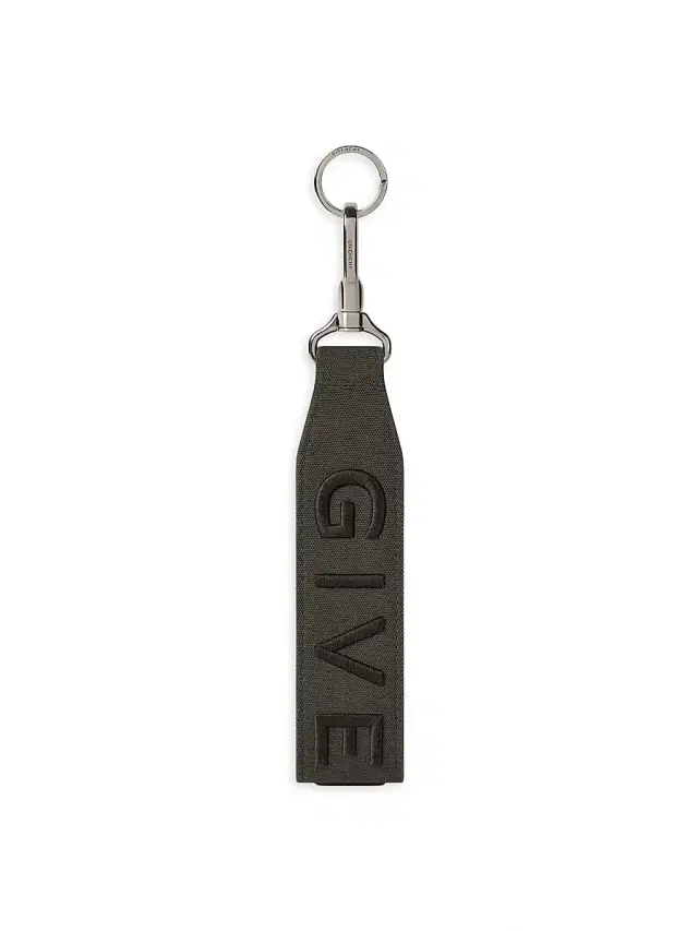 Givenchy Women's Cargo Key Ring in Canvas - Taupe