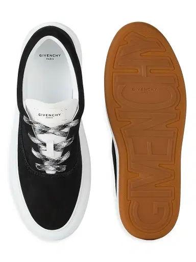Givenchy Men's New City Sneakers in Suede - Black - Size 13 | Thumbnail 4 Givenchy Men's New City Sneakers in Suede - Black - Size 13 | Thumbnail 4