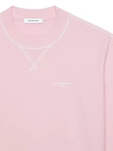 Givenchy Men's Couture Seam Sweatshirt in Fleece - Light Pink - Size XXL | Thumbnail 3 Givenchy Men's Couture Seam Sweatshirt in Fleece - Light Pink - Size XXL | Thumbnail 3
