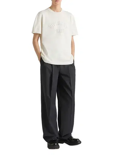Givenchy Men's T-Shirt in Knit with Pearl Embroidery | Thumbnail 2 Givenchy Men's T-Shirt in Knit with Pearl Embroidery | Thumbnail 2
