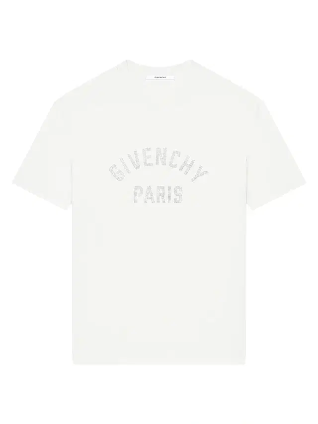 Givenchy Men's T-Shirt in Knit with Pearl Embroidery -