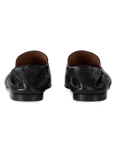 Givenchy Men's Label Loafers in Nappa Leather - Black - Size 13 | Thumbnail 5