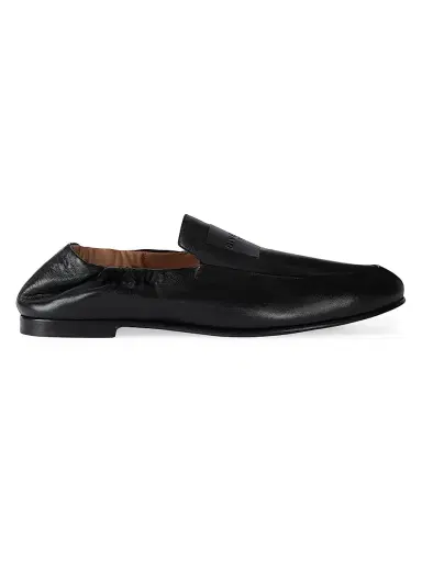 Givenchy Men's Label Loafers in Nappa Leather - Black - Size 13 | Thumbnail 1
