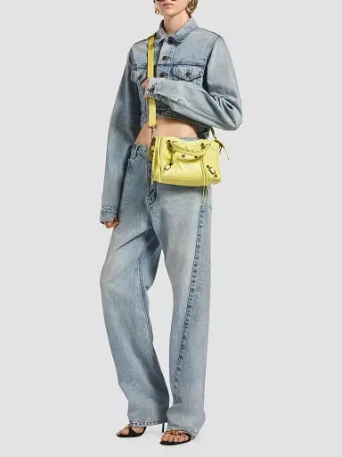 Balenciaga Women's Le City Small Top Handle Bag - Lemonade | Thumbnail 2