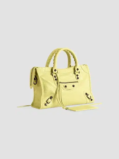 Balenciaga Women's Le City Small Top Handle Bag - Lemonade | Thumbnail 4