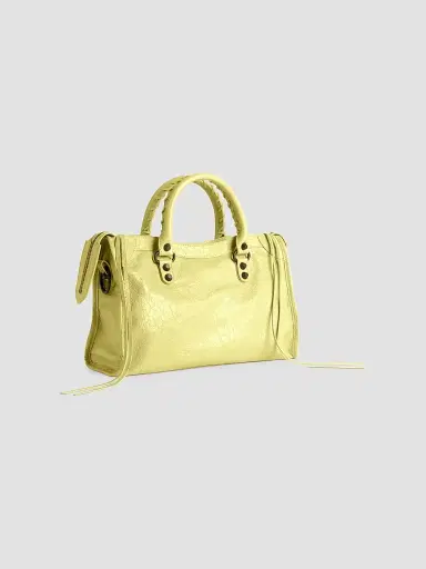 Balenciaga Women's Le City Small Top Handle Bag - Lemonade | Thumbnail 5