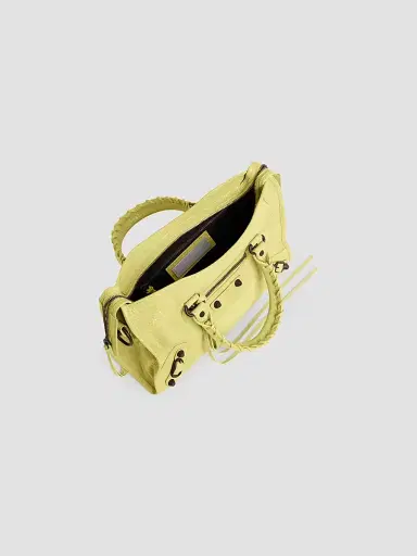 Balenciaga Women's Le City Small Top Handle Bag - Lemonade | Thumbnail 6