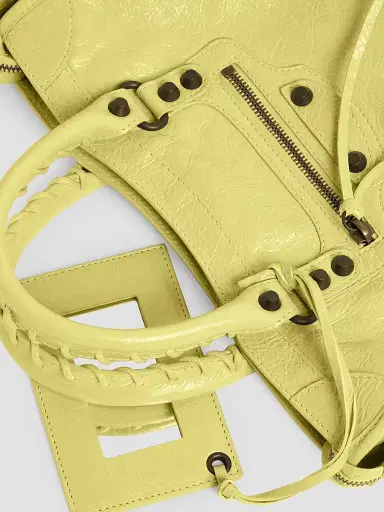 Balenciaga Women's Le City Small Top Handle Bag - Lemonade | Thumbnail 8