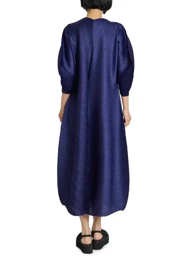 Pleats Please Issey Miyake Women's Coast Pleated Midi-Dress | Thumbnail 5 Pleats Please Issey Miyake Women's Coast Pleated Midi-Dress | Thumbnail 5