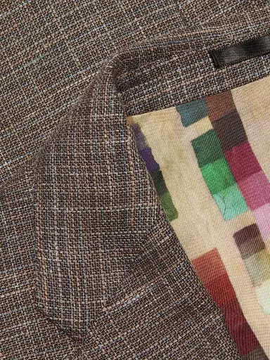 Paul Smith Men's Wool-Blend Single-Breasted Jacket - Grey Beige | Thumbnail 7