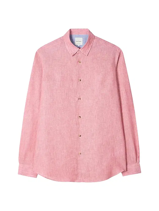 Paul Smith Men's Regular-Fit Linen Shirt - Powder Pink