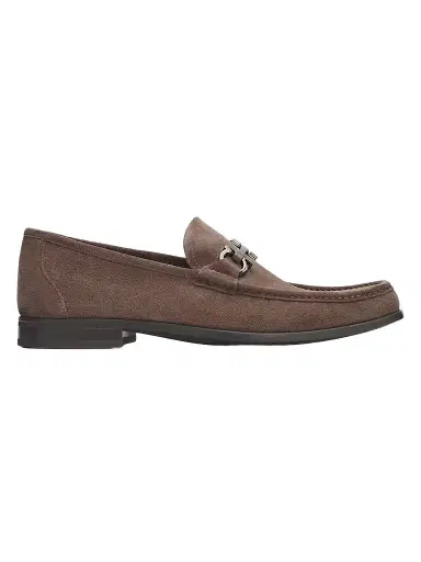 Ferragamo Men's Suede Loafers | Thumbnail 1 Ferragamo Men's Suede Loafers | Thumbnail 1