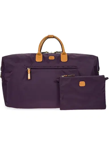 Bric's Men's X-Travel 22" Deluxe Duffel - Black Brown | Thumbnail 3
