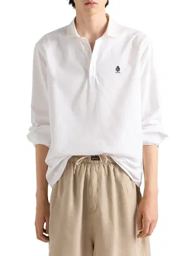 Prada Men's Cotton Shirt - White - Size XL | Thumbnail 3 Prada Men's Cotton Shirt - White - Size XL | Thumbnail 3