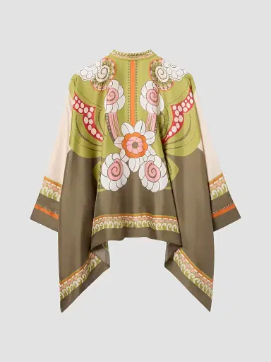 La DoubleJ Women's Foulard Shirt - Ambrosia Placee Ivory - Size XL | Thumbnail 2