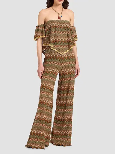 La DoubleJ Women's Embroidered Sand Dollar Top | Thumbnail 3