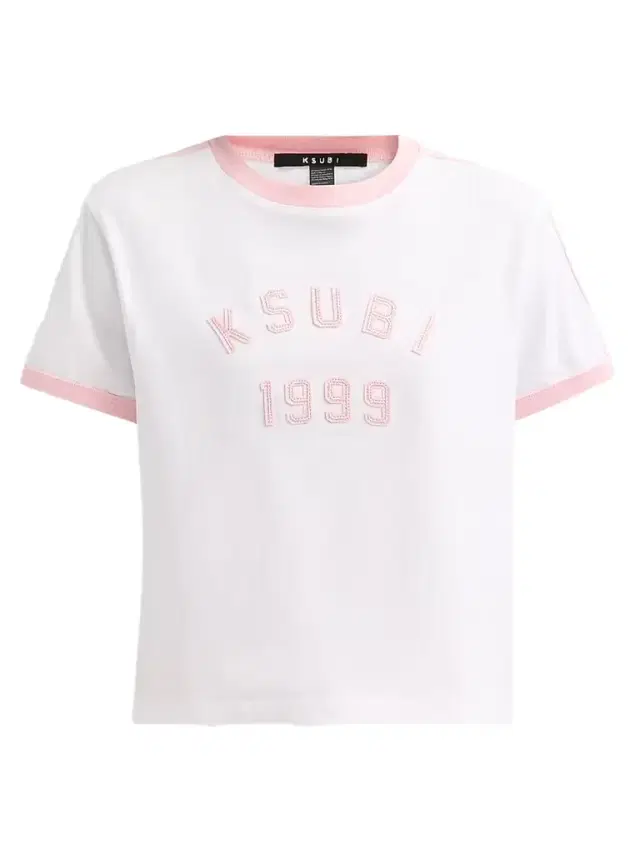 Ksubi Women's Higher Than Heaven Varsity Shrunken T-Shirt - White