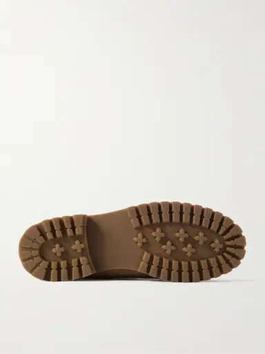 Sebago Askook Leather-Trimmed Waxed-Suede Boat Shoes | Thumbnail 3
