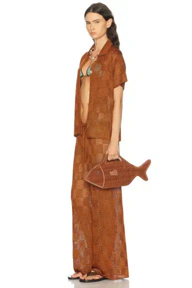 Staud Cleo Fish Tote Bag | Thumbnail 2