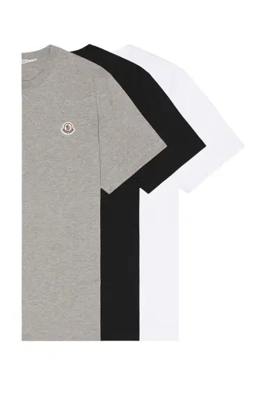 Moncler Short Sleeve Tee 3 Pack | Thumbnail 1 Moncler Short Sleeve Tee 3 Pack | Thumbnail 1