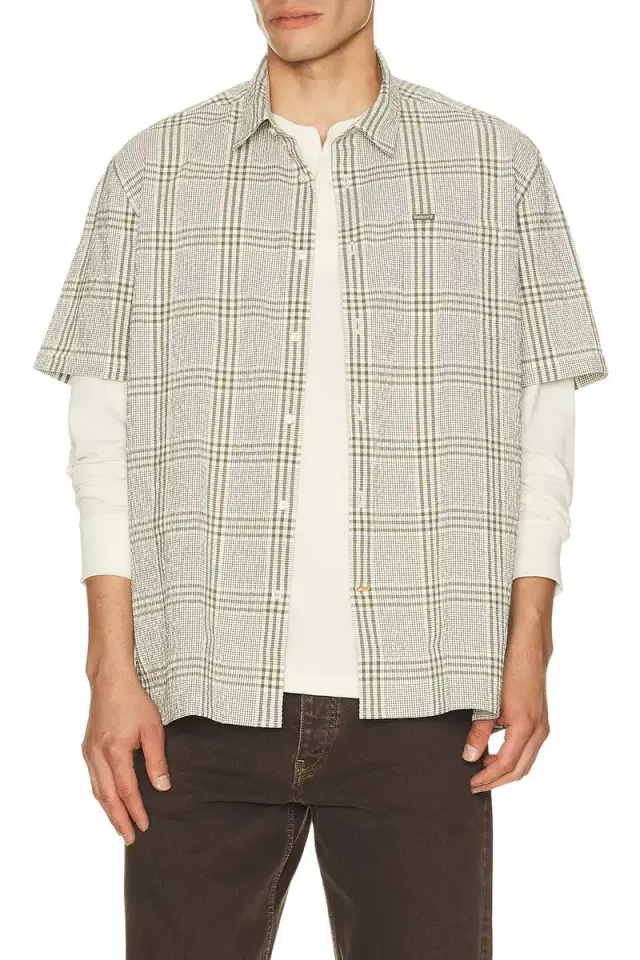 Barbour Carrock Checked Seersucker Summer Shirt