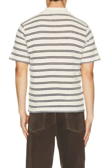 Percival Moore Open Collar Polo | Thumbnail 2
