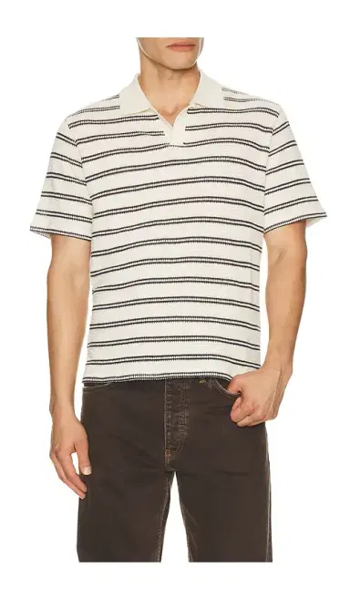 Percival Moore Open Collar Polo | Thumbnail 6