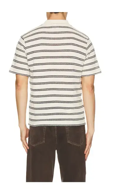 Percival Moore Open Collar Polo | Thumbnail 7