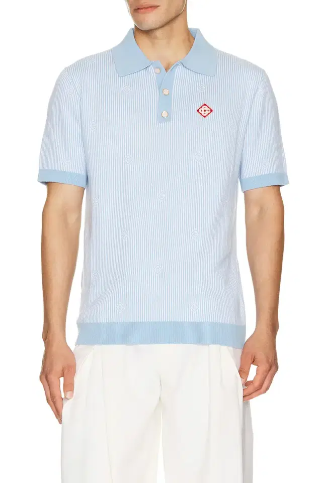 Pinstripe Polo Shirt