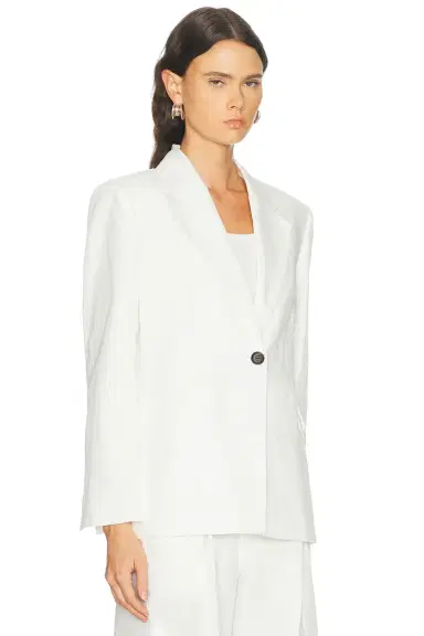 House of Dagmar Linen Blazer | Thumbnail 3 House of Dagmar Linen Blazer | Thumbnail 3
