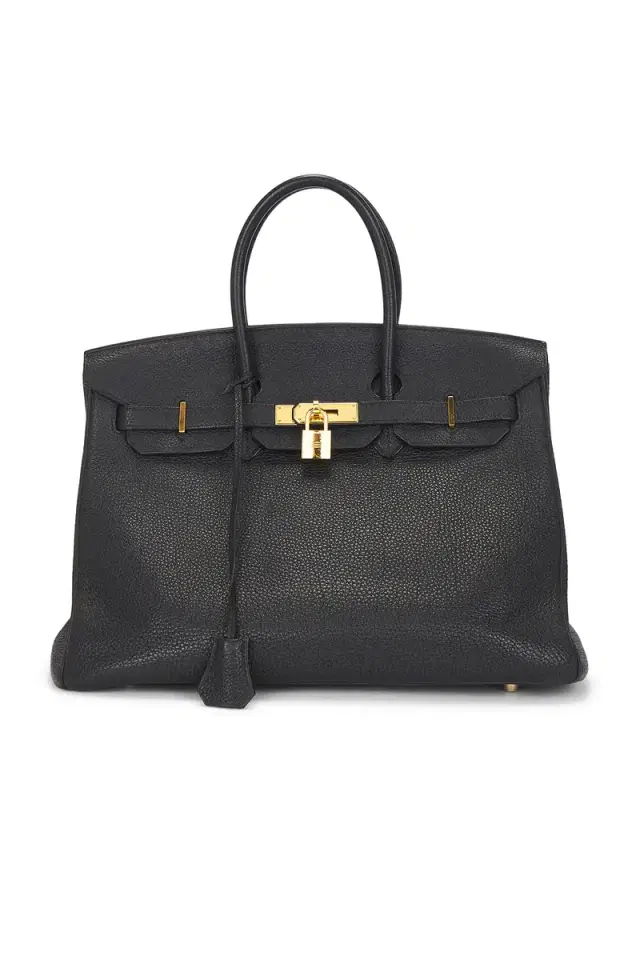 FWRD Renew Hermes Togo Birkin 35 Retourne Handbag