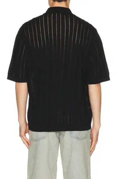 Corridor Pointelle Stripe Buttondown | Thumbnail 2