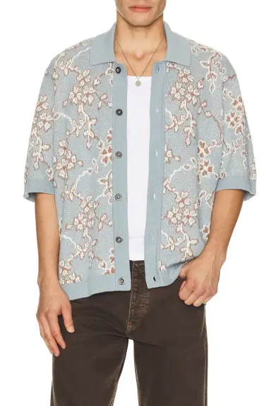 Corridor Trellis Knit Shirt | Thumbnail 1 Corridor Trellis Knit Shirt | Thumbnail 1
