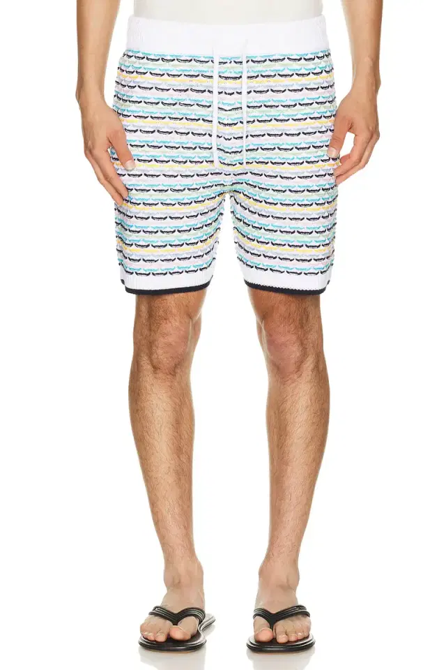 Casablanca Tuck Stitch Shorts