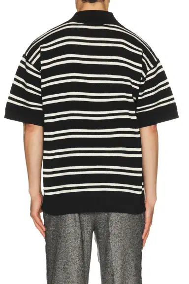 AMIRI MA Stripe Knit Polo | Thumbnail 2 AMIRI MA Stripe Knit Polo | Thumbnail 2