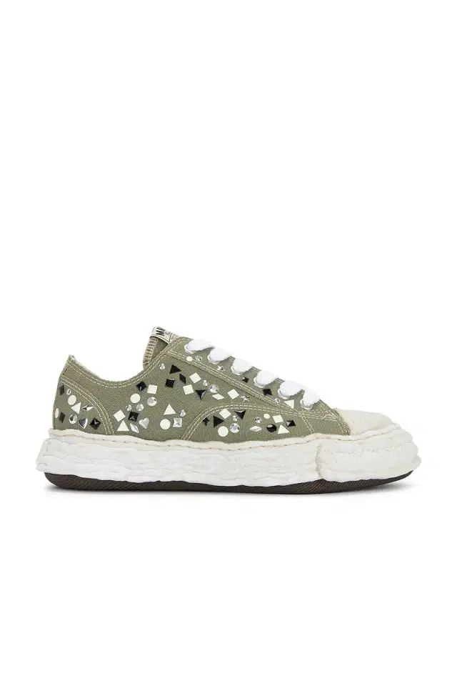Maison MIHARA YASUHIRO Peterson23 Original Sole Embellished Canvas Low -Top Sneaker