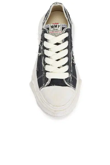 Maison MIHARA YASUHIRO Peterson23 Sole Ripping And Over Dyeing Canvas Low -Top Sneaker | Thumbnail 4 Maison MIHARA YASUHIRO Peterson23 Sole Ripping And Over Dyeing Canvas Low -Top Sneaker | Thumbnail 4