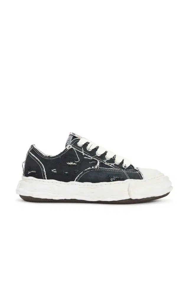Maison MIHARA YASUHIRO Peterson23 Sole Ripping And Over Dyeing Canvas Low -Top Sneaker