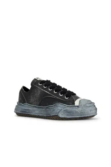 Maison MIHARA YASUHIRO Hank Original Sole Shrink Leather Low -Top Sneaker | Thumbnail 2 Maison MIHARA YASUHIRO Hank Original Sole Shrink Leather Low -Top Sneaker | Thumbnail 2