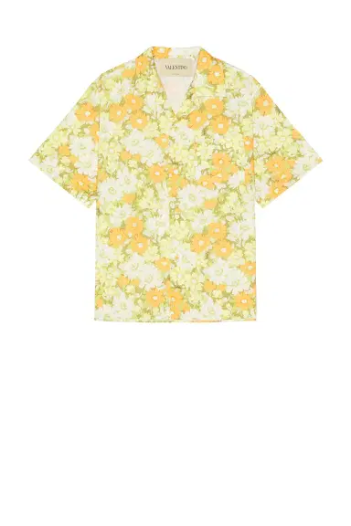 Valentino Floral Short Sleeve Shirt | Thumbnail 4