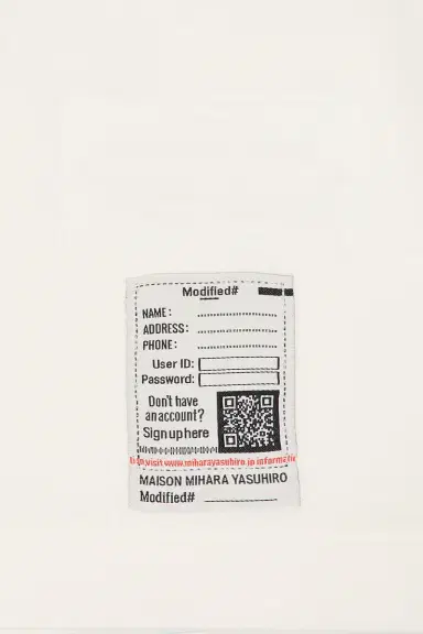 Maison MIHARA YASUHIRO Don'T Tag Me Printed Tee | Thumbnail 5