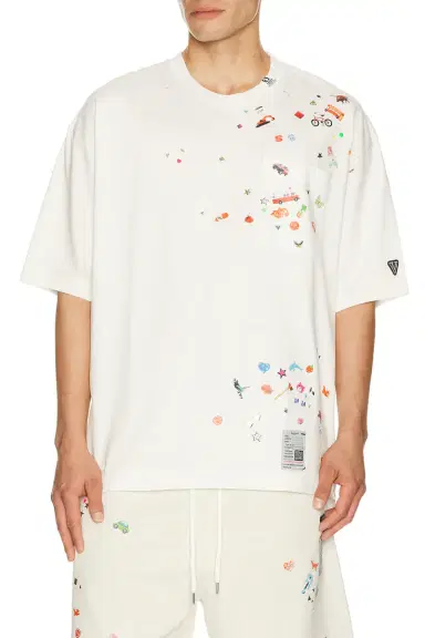 Maison MIHARA YASUHIRO Kids Sticker Tee | Thumbnail 1