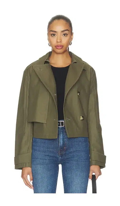 Jamie Cropped Trench
