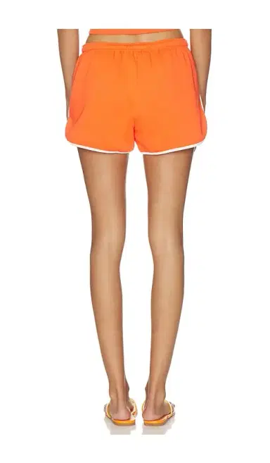 perfectwhitetee Leo Cotton Contrast Trim Short | Thumbnail 4