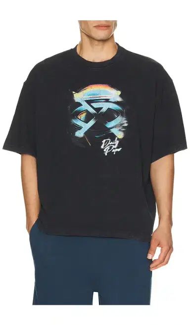 Daily Paper Shield Helmet Short Sleeve T-Shirt | Thumbnail 1