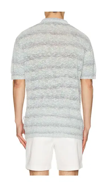 Bound Marine Textured Knit Polo | Thumbnail 2