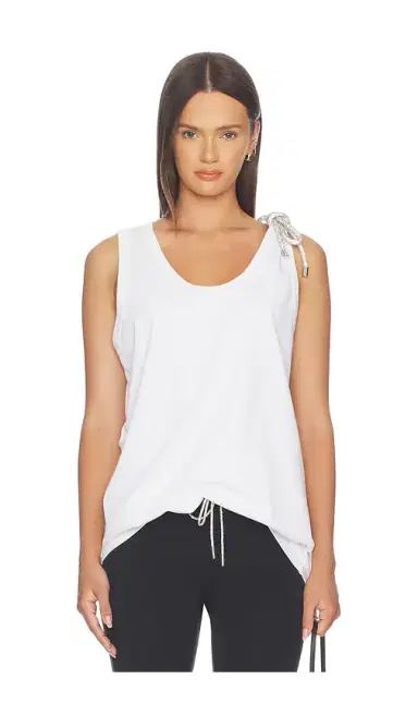 AREA Crystal Knot Tank Top | Thumbnail 1
