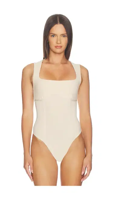 Fleur du Mal Organic Cotton Scoop Neck Bodysuit | Thumbnail 2 Fleur du Mal Organic Cotton Scoop Neck Bodysuit | Thumbnail 2